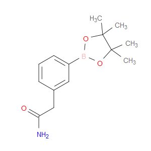 2-(3-(4,4,5,5-tetramethyl-1,3,2-dioxaborolan-2-yl)phenyl)acetamide