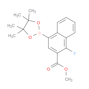 methyl 1-fluoro-4-(4,4,5,5-tetramethyl-1,3,2-dioxaborolan-2-yl)-2-naphthoate