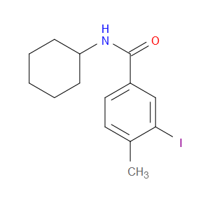N-cyclohexyl-3-iodo-4-methylbenzamide