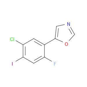 5-(5-chloro-2-fluoro-4-iodophenyl)oxazole