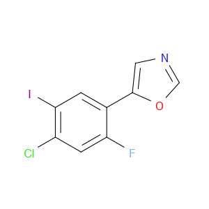5-(4-chloro-2-fluoro-5-iodophenyl)oxazole
