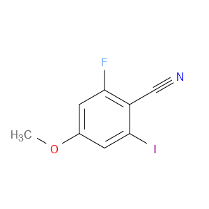 2-fluoro-6-iodo-4-methoxybenzonitrile