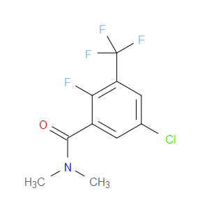 5-chloro-2-fluoro-N,N-dimethyl-3-(trifluoromethyl)benzamide
