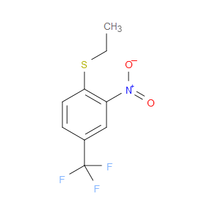 ethyl(2-nitro-4-(trifluoromethyl)phenyl)sulfane