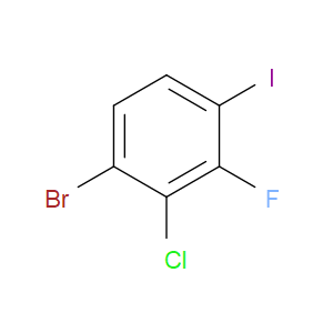 1-Bromo-2-chloro-3-fluoro-4-iodobenzene