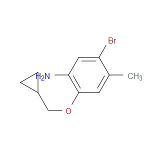 5-bromo-2-(cyclopropylmethoxy)-4-methylaniline