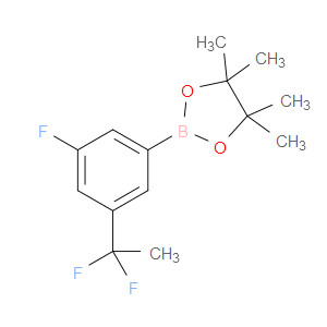 2-(3-(1,1-difluoroethyl)-5-fluorophenyl)-4,4,5,5-tetramethyl-1,3,2-dioxaborolane