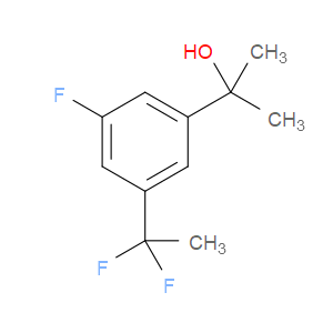 2-(3-(1,1-difluoroethyl)-5-fluorophenyl)propan-2-ol