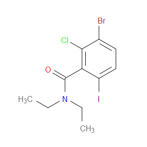 3-bromo-2-chloro-N,N-diethyl-6-iodobenzamide