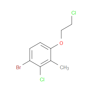 1-bromo-2-chloro-4-(2-chloroethoxy)-3-methylbenzene