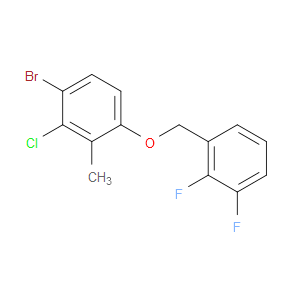 1-bromo-2-chloro-4-((2,3-difluorobenzyl)oxy)-3-methylbenzene