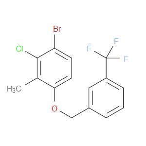 1-bromo-2-chloro-3-methyl-4-((3-(trifluoromethyl)benzyl)oxy)benzene