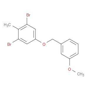1,3-dibromo-5-((3-methoxybenzyl)oxy)-2-methylbenzene