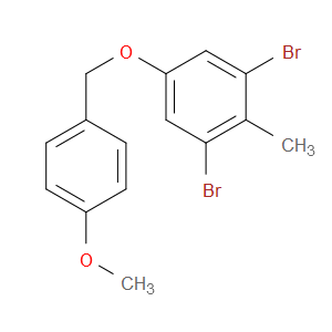 1,3-dibromo-5-((4-methoxybenzyl)oxy)-2-methylbenzene