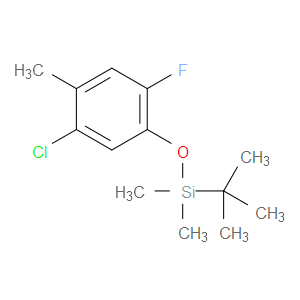 tert-butyl(5-chloro-2-fluoro-4-methylphenoxy)dimethylsilane