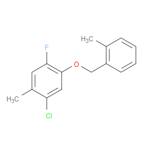 1-chloro-4-fluoro-2-methyl-5-((2-methylbenzyl)oxy)benzene