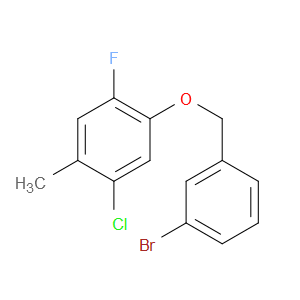 1-((3-bromobenzyl)oxy)-5-chloro-2-fluoro-4-methylbenzene