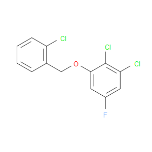 1,2-dichloro-3-((2-chlorobenzyl)oxy)-5-fluorobenzene