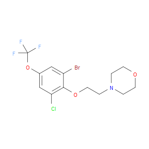 4-(2-(2-bromo-6-chloro-4-(trifluoromethoxy)phenoxy)ethyl)morpholine