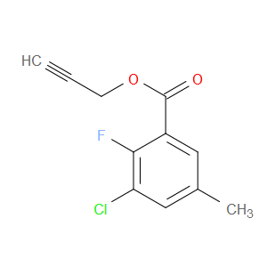 prop-2-yn-1-yl 3-chloro-2-fluoro-5-methylbenzoate