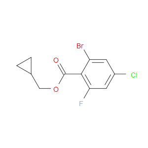 cyclopropylmethyl 2-bromo-4-chloro-6-fluorobenzoate