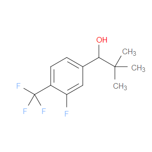 1-(3-fluoro-4-(trifluoromethyl)phenyl)-2,2-dimethylpropan-1-ol