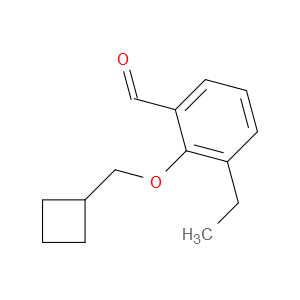 2-(cyclobutylmethoxy)-3-ethylbenzaldehyde