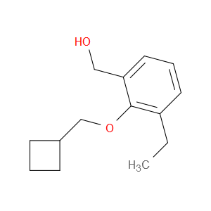 (2-(cyclobutylmethoxy)-3-ethylphenyl)methanol