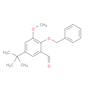 2-(benzyloxy)-5-(tert-butyl)-3-methoxybenzaldehyde