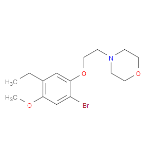 4-(2-(2-bromo-5-ethyl-4-methoxyphenoxy)ethyl)morpholine