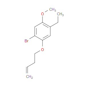 1-bromo-2-(but-3-en-1-yloxy)-4-ethyl-5-methoxybenzene