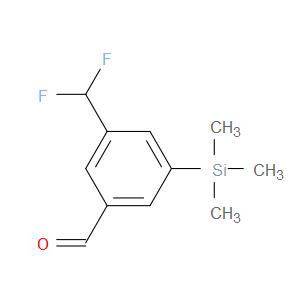 3-(difluoromethyl)-5-(trimethylsilyl)benzaldehyde