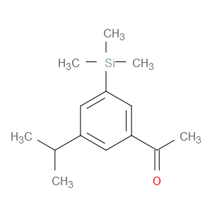 1-(3-isopropyl-5-(trimethylsilyl)phenyl)ethanone