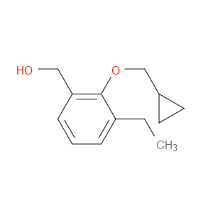(2-(cyclopropylmethoxy)-3-ethylphenyl)methanol