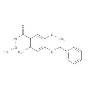 4-(benzyloxy)-N,5-dimethoxy-2-methylbenzamide