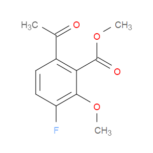 methyl 6-acetyl-3-fluoro-2-methoxybenzoate
