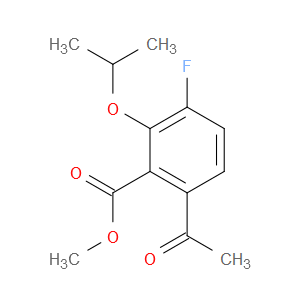 methyl 6-acetyl-3-fluoro-2-isopropoxybenzoate