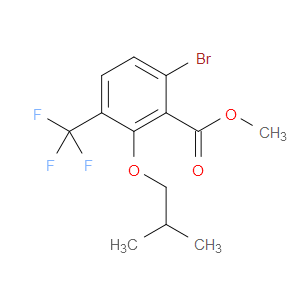 methyl 6-bromo-2-isobutoxy-3-(trifluoromethyl)benzoate