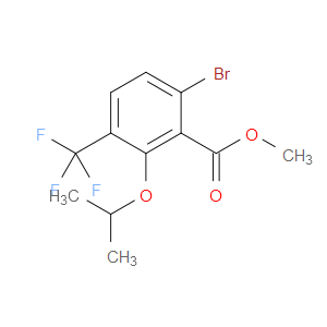methyl 6-bromo-2-isopropoxy-3-(trifluoromethyl)benzoate