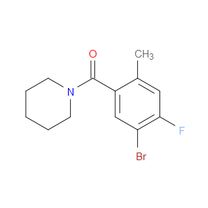 (5-bromo-4-fluoro-2-methylphenyl)(piperidin-1-yl)methanone