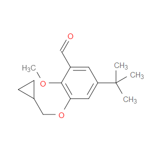 5-(tert-butyl)-3-(cyclopropylmethoxy)-2-methoxybenzaldehyde