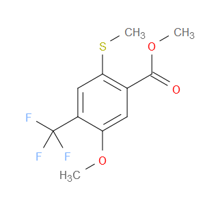 methyl 5-methoxy-2-(methylthio)-4-(trifluoromethyl)benzoate