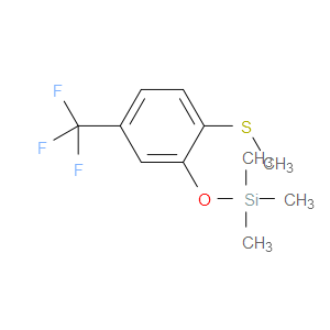 trimethyl(2-(methylthio)-5-(trifluoromethyl)phenoxy)silane