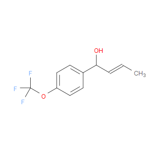 (E)-1-(4-(trifluoromethoxy)phenyl)but-2-en-1-ol