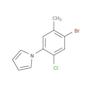 1-(4-bromo-2-chloro-5-methylphenyl)-1H-pyrrole