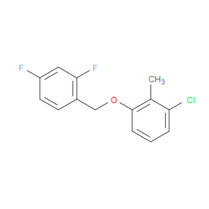 1-chloro-3-((2,4-difluorobenzyl)oxy)-2-methylbenzene