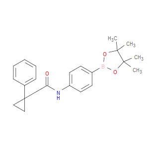1-Phenyl-N-(4-(4,4,5,5-tetramethyl-1,3,2-dioxaborolan-2-yl)phenyl)cyclopropanecarboxamide