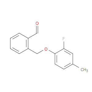 2-((2-fluoro-4-methylphenoxy)methyl)benzaldehyde