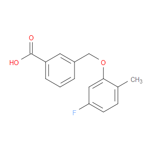 3-((5-fluoro-2-methylphenoxy)methyl)benzoic acid