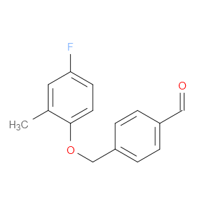 4-((4-fluoro-2-methylphenoxy)methyl)benzaldehyde